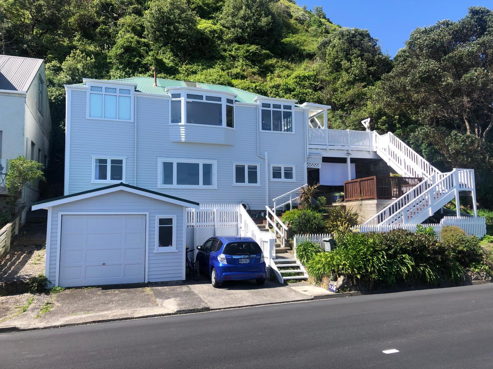 惠灵顿Seafront Haven In Island Bay With Deck, Outdoor Bath, And Parking公寓 外观 照片